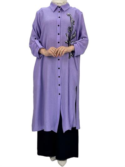 Pantolonlu Takım Lila OTW42870
