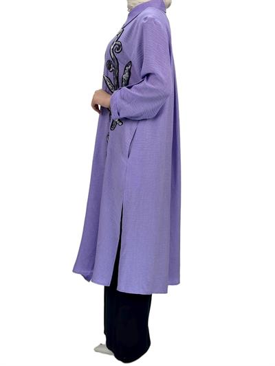 Pantolonlu Takım Lila OTW42870