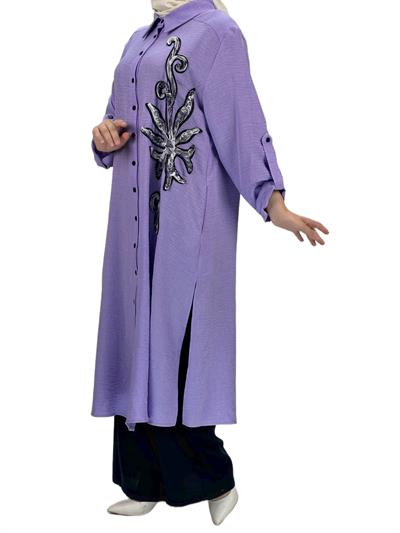 Pantolonlu Takım Lila OTW42870