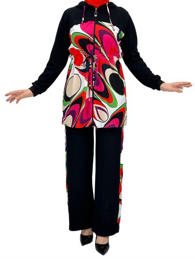 Pantolonlu Takım Siyah OTW2100