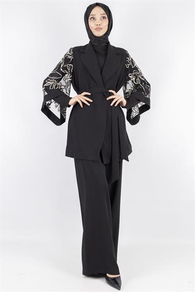 Pantolonlu Takım Siyah OTW43840