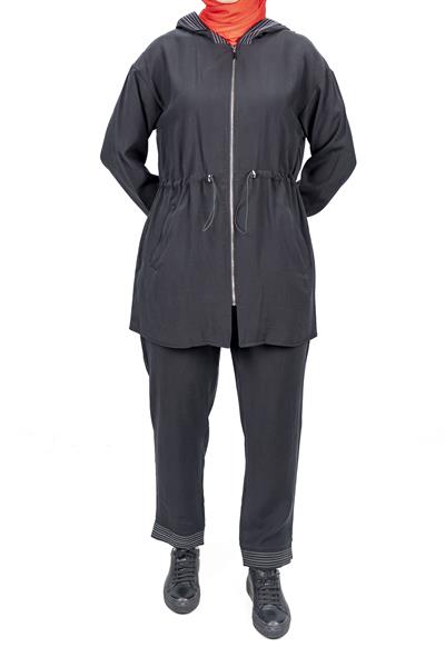 Pantolonlu Takım Siyah OTW8490
