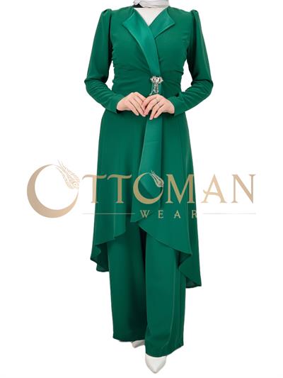 Pantolonlu Takım Yeşil OTW40906