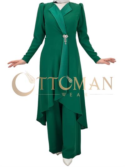 Pantolonlu Takım Yeşil OTW40906