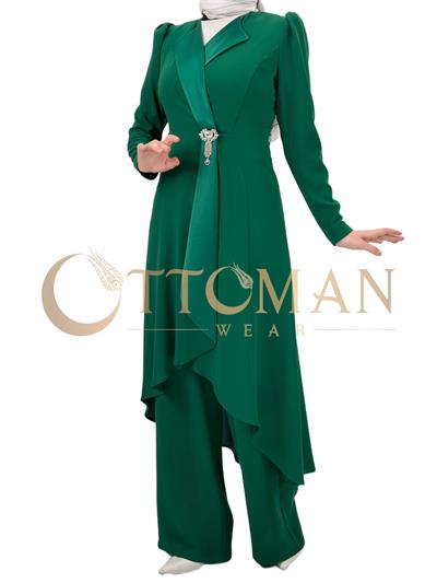 Pantolonlu Takım Yeşil OTW40906