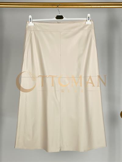 Parçalı Deri Etek Taş OTW5268