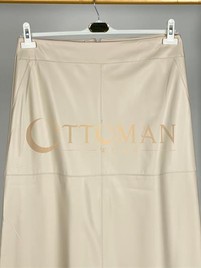 Parçalı Deri Etek Taş OTW5268