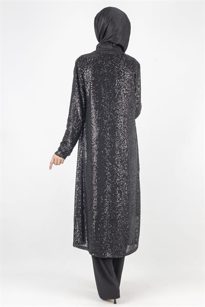 Pul Payetli Takım Siyah OTW5206