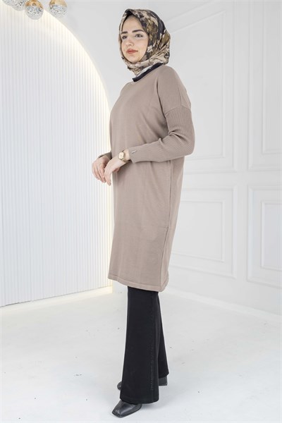Rayon Kollu Merserize Tunik Vizon OTW118