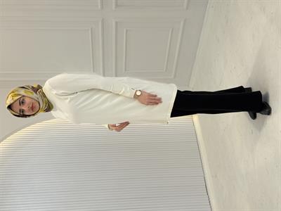 Rayonsuz Merserize Triko Tunik Ekru OTW118