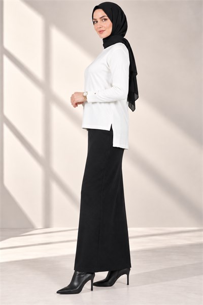 Rayonsuz Merserize Triko Tunik Ekru OTW122