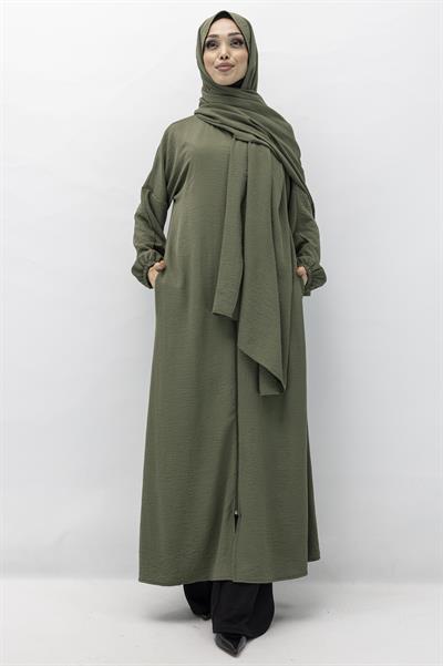 ŞALI İLE BİRLEŞİK NAMAZ FERACESİ Yeşil OTW2370