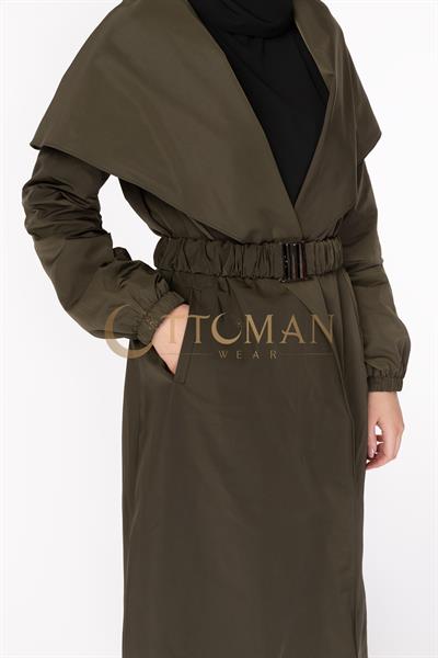 Su İtici Trençkot Haki OTW1031