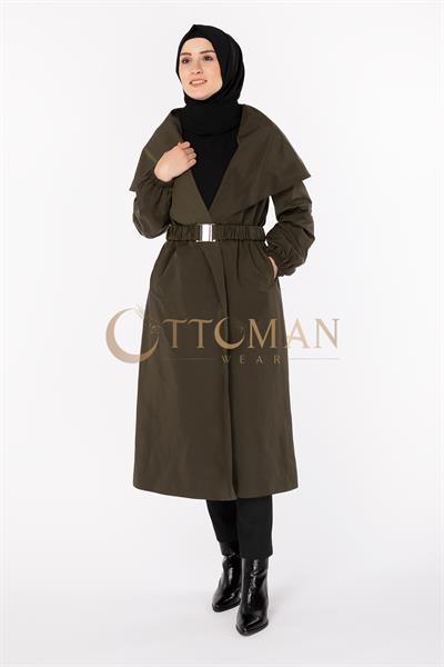 Su İtici Trençkot Haki OTW1031
