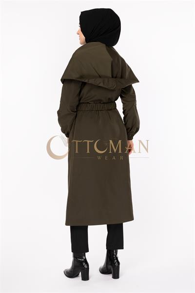 Su İtici Trençkot Haki OTW1031