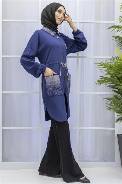 TAŞ DETAYLI SPOR KAP Lacivert OTW6191