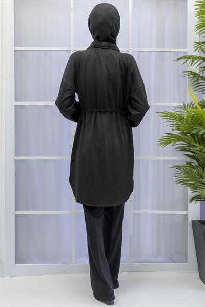 TAŞ DETAYLI SPOR KAP Siyah OTW6191