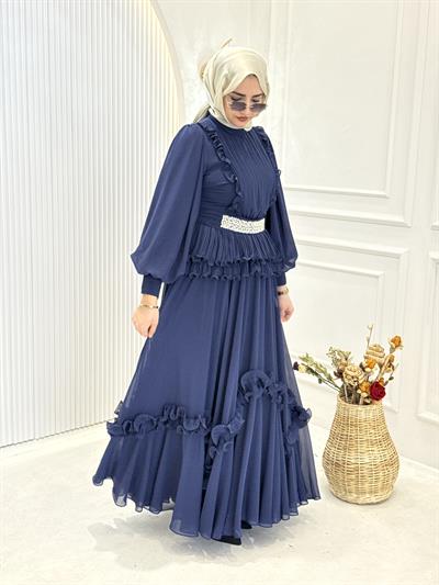 Tasarım Abiye Takım Lacivert OTW44909