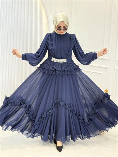 Tasarım Abiye Takım Lacivert OTW44909