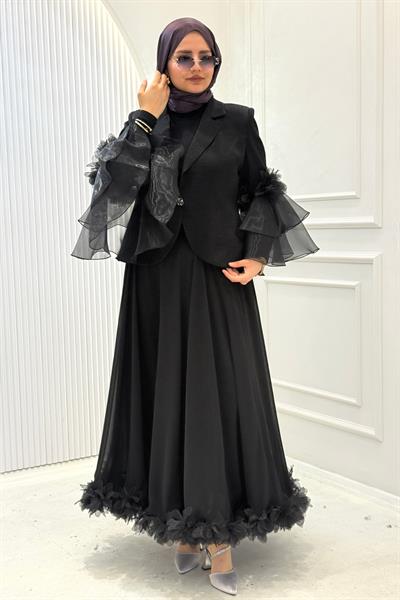 Tasarım Abiye Takım Siyah OTW44914