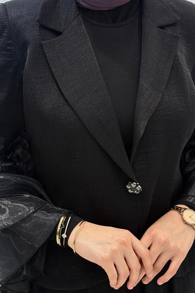 Tasarım Abiye Takım Siyah OTW44914