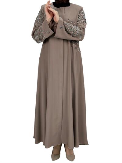 Taşlı Ferace Vizon OTW36221