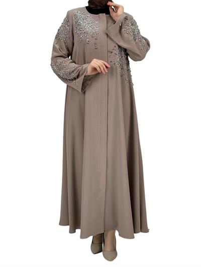 Taşlı Ferace Vizon OTW36221