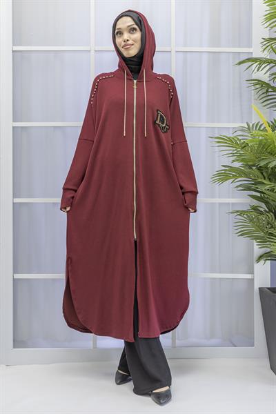 TAŞLI İKİ İPLİK PENYE SPOR KAP Bordo OTW6190