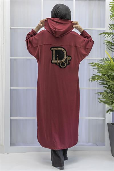 TAŞLI İKİ İPLİK PENYE SPOR KAP Bordo OTW6190