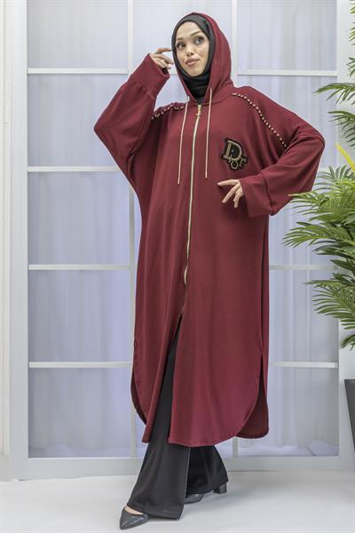 TAŞLI İKİ İPLİK PENYE SPOR KAP Bordo OTW6190