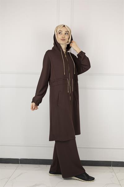 TAŞLI OYSHO TAKIM Kahve OTW6512