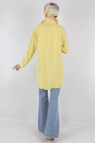 Tensel Kot Gömlek Sarı OTW7309