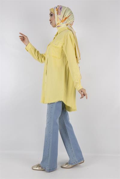 Tensel Kot Gömlek Sarı OTW7309