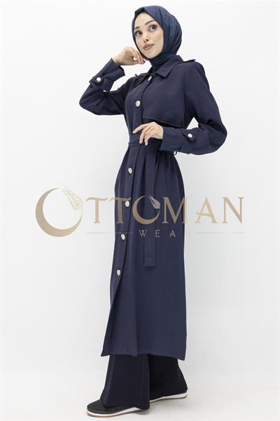 TENSEL TRENCHCOAT Lacivert OTW36281