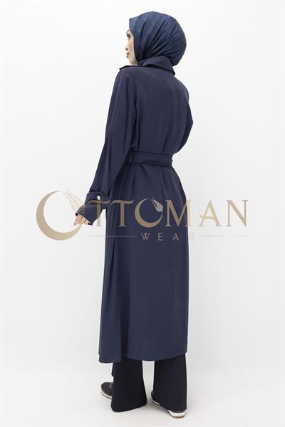 TENSEL TRENCHCOAT Lacivert OTW36281