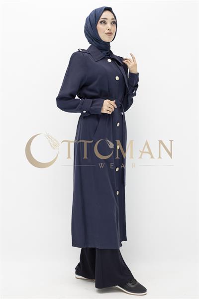 TENSEL TRENCHCOAT Lacivert OTW36281