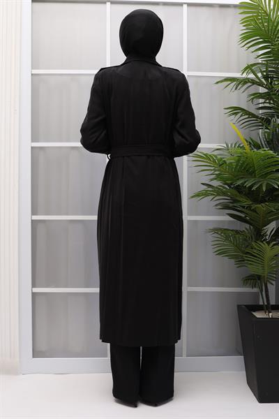 TENSEL TRENCHCOAT Siyah OTW36281
