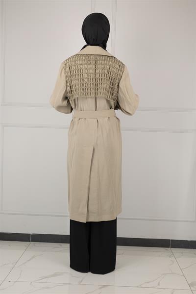 TENSEL YAZLIK TRENCHCOAT Bej OTW44406
