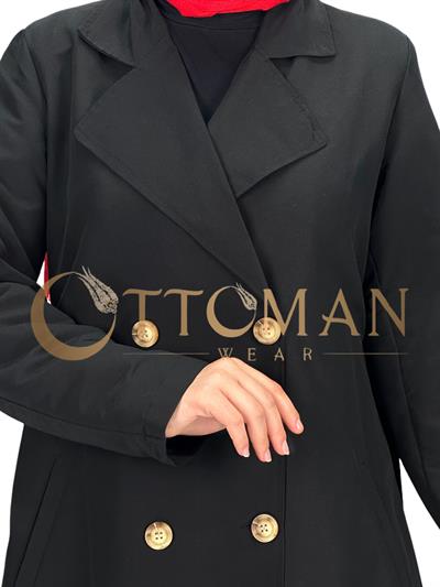 Trençkot Siyah OTW3018