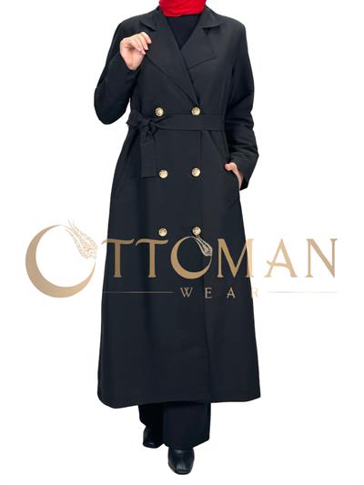 Trençkot Siyah OTW3018