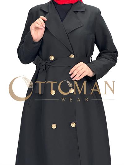 Trençkot Siyah OTW3018