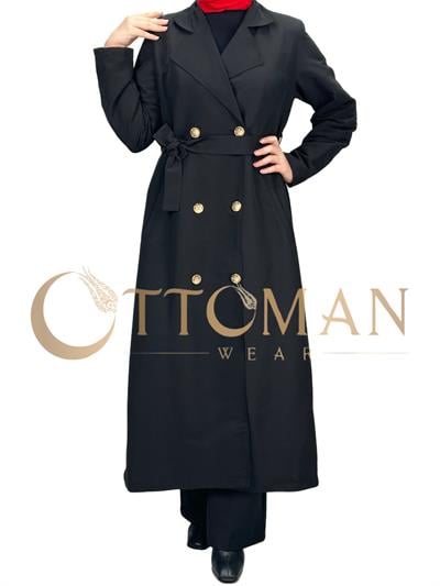 Trençkot Siyah OTW3018