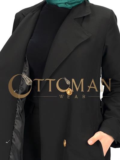 Trençkot Siyah OTW3020