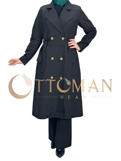 Trençkot Siyah OTW3020