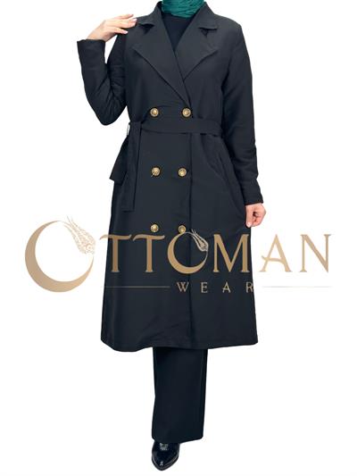 Trençkot Siyah OTW3020