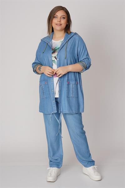 Üçlü Pantolonlu Takım Haki OTW60396