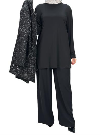 Üçlü Takım Siyah OTW70534