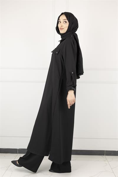 UZUN GÖMLEKLİ TAKIM Siyah OTW2092