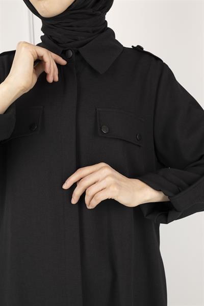 UZUN GÖMLEKLİ TAKIM Siyah OTW2092