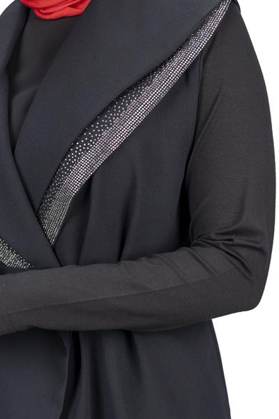 Yelekli Pantolonlu Takım Siyah OTW8498